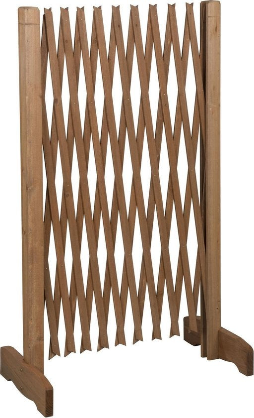 Pet Treatment Hundezaun - ausziehbar von 30 auf 117 cm - für Treppen oder Türöffnungen - Holz