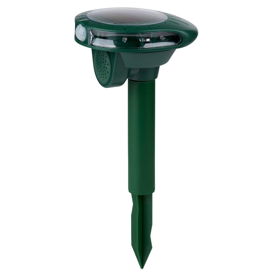 Grundig Solar Animal Repellent - Solarbetriebener Ultraschall-Schädlingsbekämpfer | Wasserdicht & Umweltfreundlich