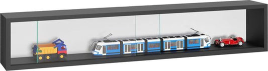 Vitrine stehend hängend Wandvitrine - Schiebetüren - 95 x 18 x 12 cm