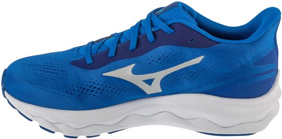 Mizuno Wave Serene 2 Laufschuhe Herren - Estate Blau/Silber/Hellgelb - Größe 44.5