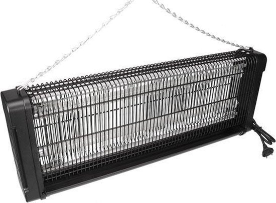 Perel Insektenvernichter, elektrisch, Spannungsnetz 2800 V, herausnehmbare Auffangschale, 150 mÂ², schwarz
