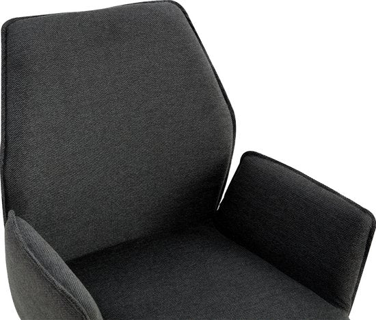 Esszimmerstuhl Jill Linen Anthrazit 2er Set