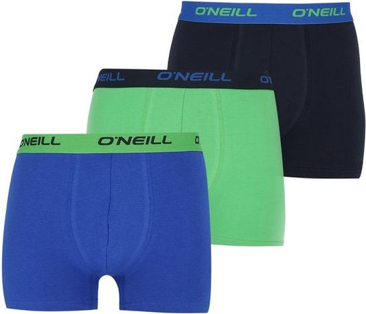 S Wolkig Blau Schwarz Gre 900603 7000P Herren Boxer O Neill wolkig blau uni 3er-Pack