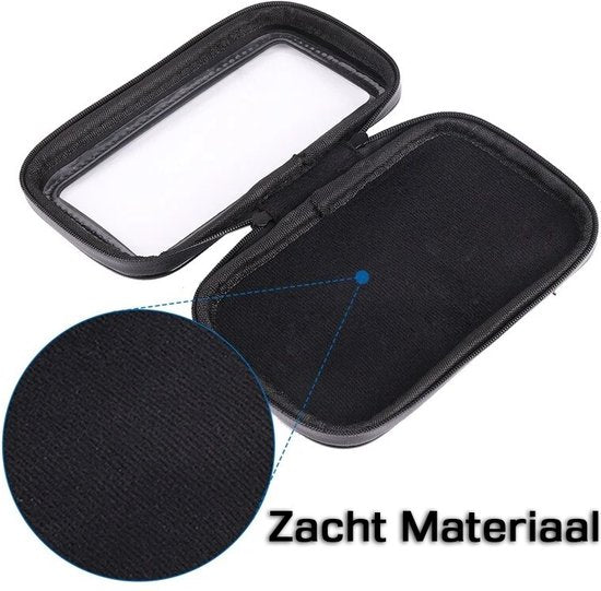 Podec Phone Holder Fahrrad Wasserdicht Schwarz
