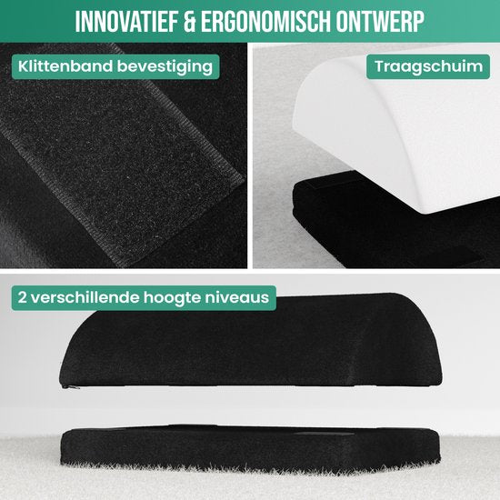 Avalo Fußstütze Desk Stoff - schwarz