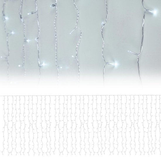 Vorhangleuchte - 240LED - 225x150cm - kaltweiß