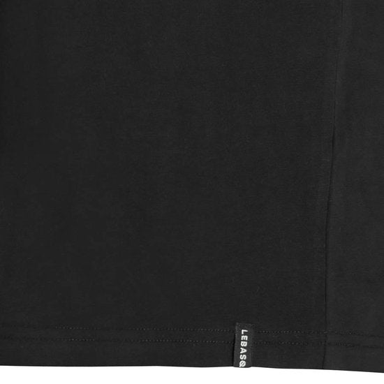LebasQ T-shirt 3er-Pack - Regular Fit, Stretch-Baumwolle - Schwarz - Größe M
