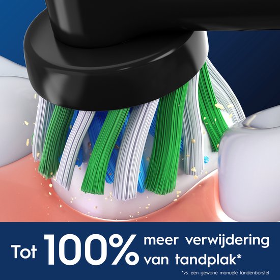 Oral B - 10x Bürstenköpfe - Cross Action Schwarz