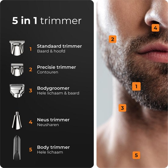 Skoov UltraEdge Trimmer - Rasierer - Für Gesicht & Körper - schwarz