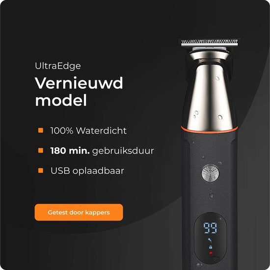 Skoov UltraEdge Trimmer - Rasierer - Für Gesicht & Körper - schwarz