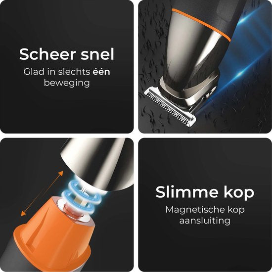 Skoov UltraEdge Trimmer - Rasierer - Für Gesicht & Körper - schwarz
