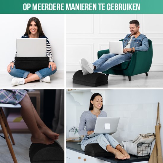 Avalo Fußstütze Desk Stoff - schwarz