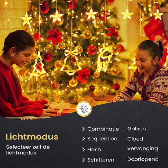 Giftmas LED Girlande Weihnachtsbeleuchtung mit verschiedenen Figuren - 2.5Meters
