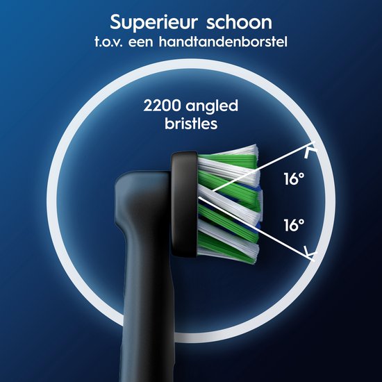 Oral B - 10x Bürstenköpfe - Cross Action Schwarz