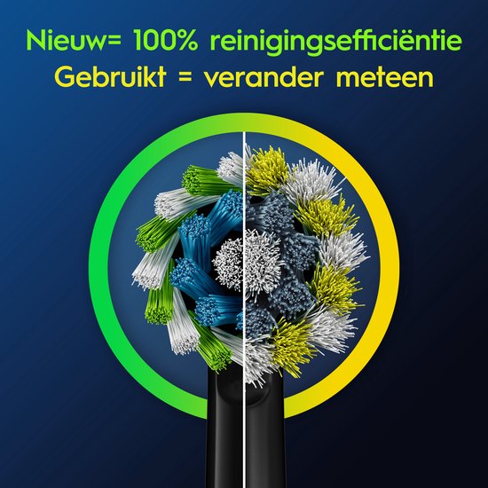 Oral B - 10x Bürstenköpfe - Cross Action Schwarz