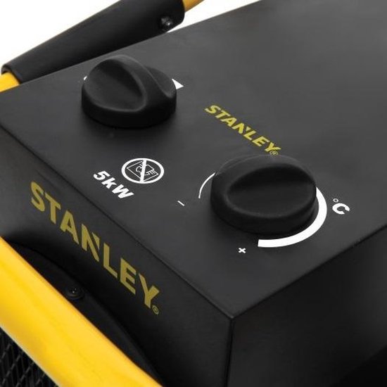 Stanley Werkstattheizung ST-305-231-E - bis zu 50m2 - auch Kaltluftgebläse - Schwarz/ Gelb