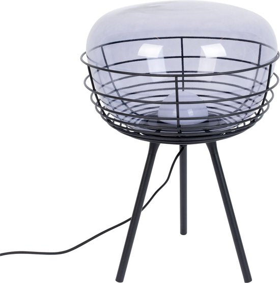 Zuiver Smokey Tischlampe Schwarz - 230 V - 7W - 35.50x35.50x50cm