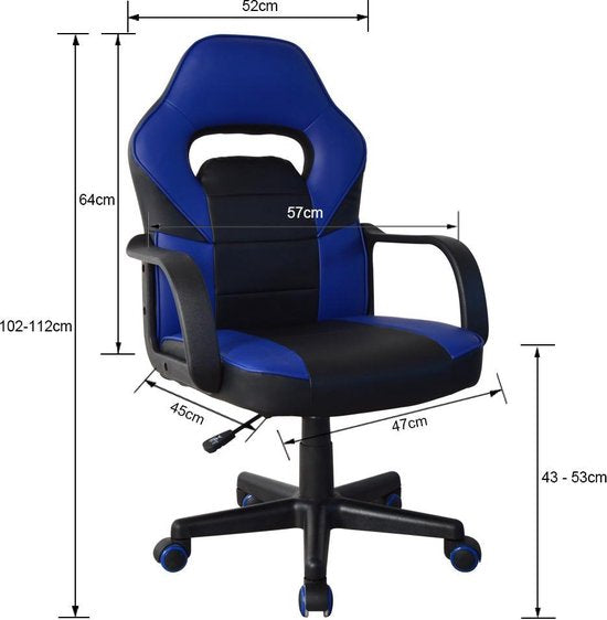VDD Spielstuhl Thomas junior - schwarz blau