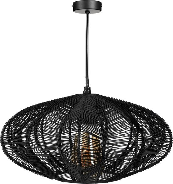 Mica Decorations Kanti Pendelleuchte - H17 x Ø31 cm - Metall - Schwarz