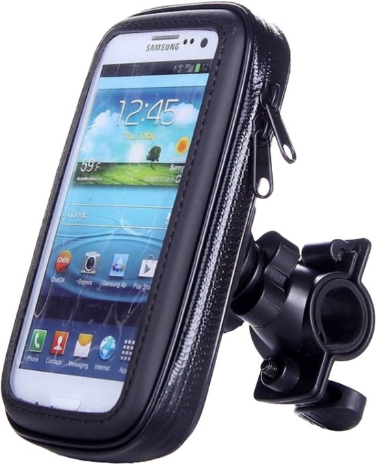 Podec Phone Holder Fahrrad Wasserdicht Schwarz