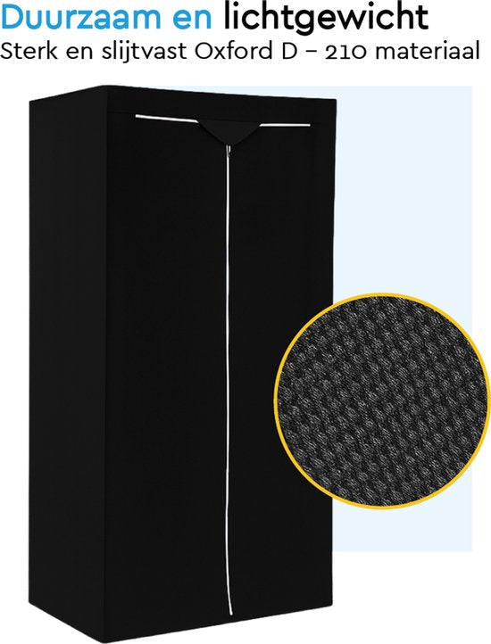 BRASQ Regalabdeckung schwarz - 180x90x40 cm