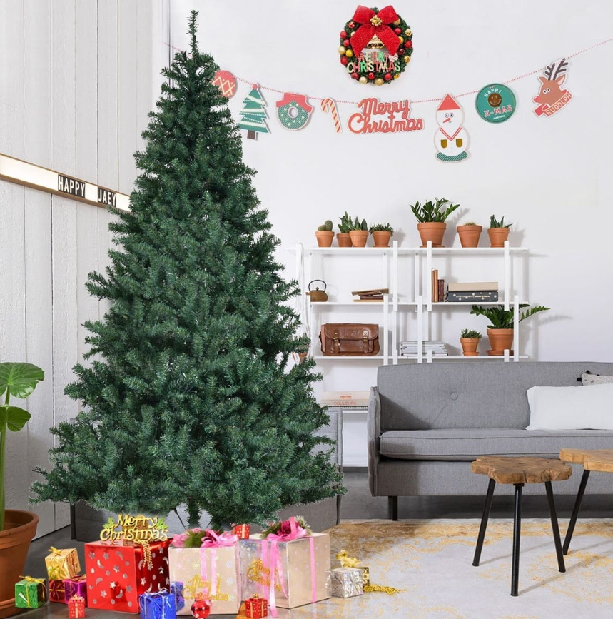 Coast Künstlicher Weihnachtsbaum mit LED-Lichtern - 210 cm - Grün - Ø 115 cm