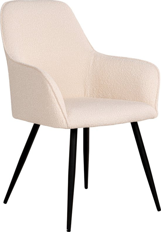 Haus Nordic Esszimmerstuhl Harbo Bouclé Weiß