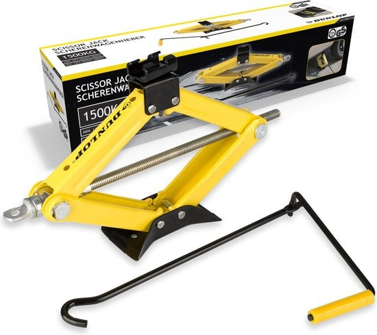 Dunlop Jack - Mechanisch - Tragfähigkeit 1,5 Tonnen - Hubhöhe 26-38 cm