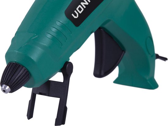 VONROC Klebepistole - 70W - Ø11,2MM - Antitropf-Funktion - Inkl. 56 Klebepatronen