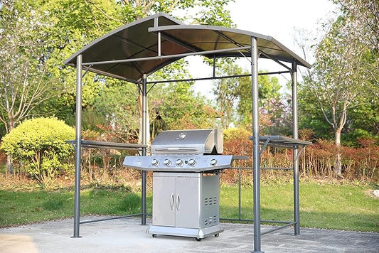 Angel Living Metallüberdachung – Gartenpavillon – Aluminium – 245 x 150 x 233 cm