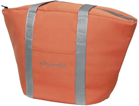 Playmarket Go Market – Große Kühltasche 22,3 l – Isolierte Einkaufstasche – Zartes Orange – Picknick – Strand