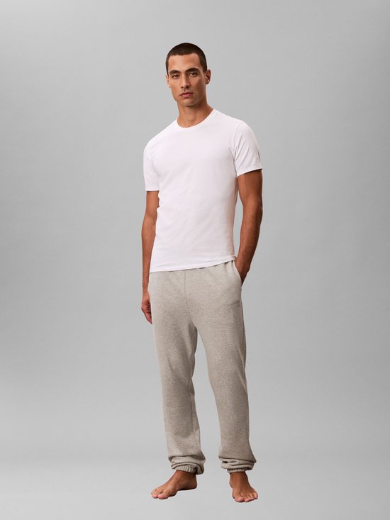 Calvin Klein Herren 3er-Pack T-Shirts mit Rundhalsausschnitt, weiß