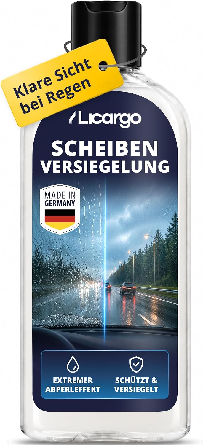LICARGO Scheibenbeschichtung für Autos 250 ml – Extremes Abperleffekt für klare Sicht