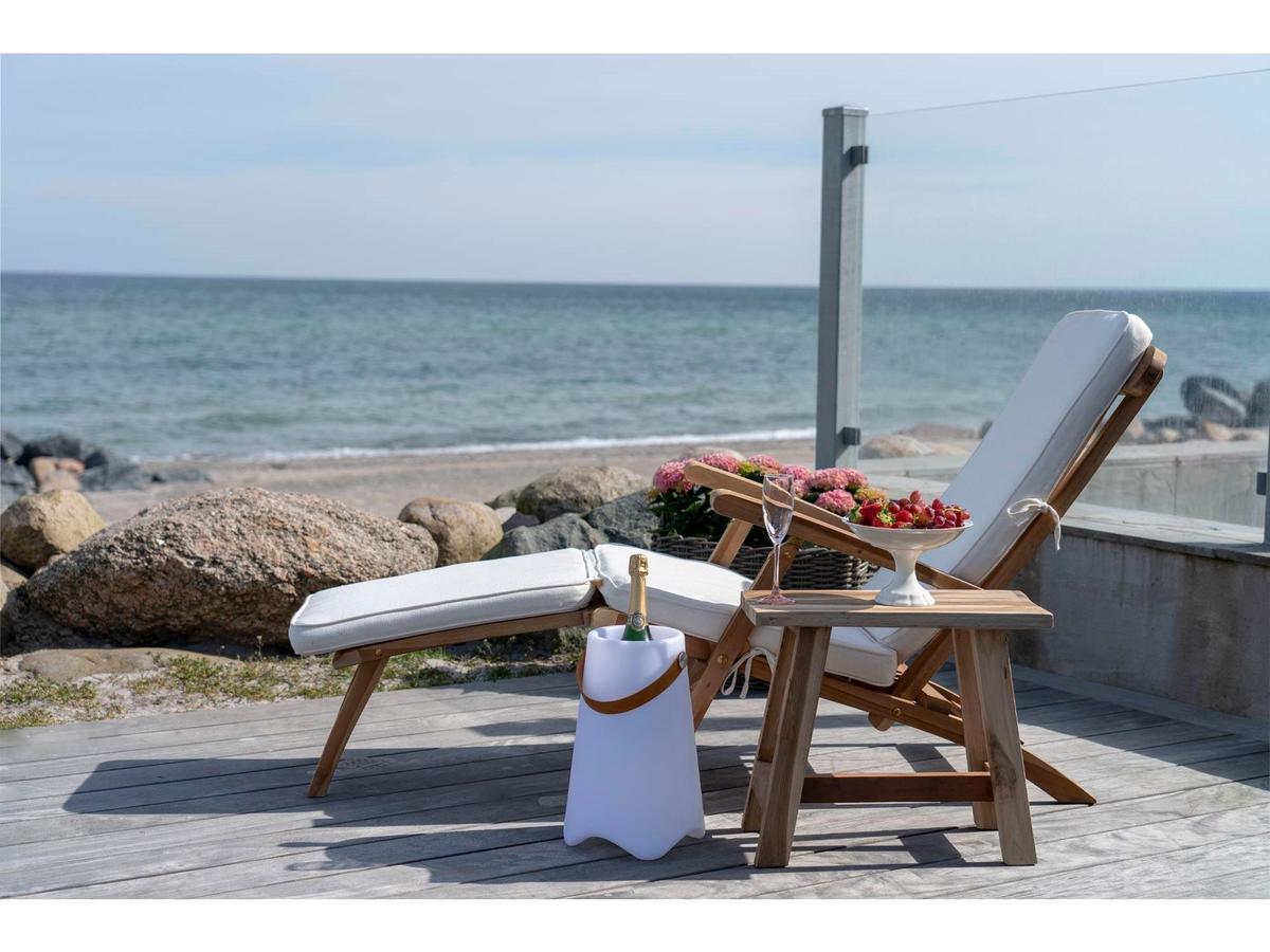 House Nordic Arrecife Kissen für Liegestuhl – Baumwolle – Weiß – 50 x 120 cm