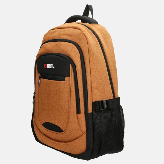 Enrico Benetti Hamburg Laptop-Rucksack – 17-Zoll-Laptop, 35,5 Liter – 62125 – Rostrot