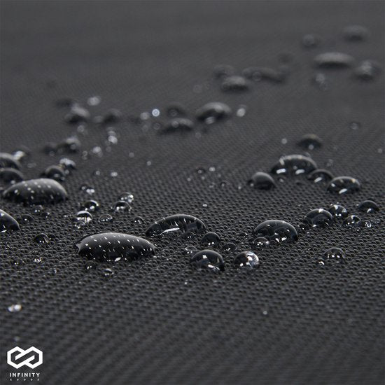 Infinity Goods Liege mit Sonnenschirm - klappbar - Sonnenbank - Liege - verstellbar - verstellbar - Garten - wetterfest - Schwarz