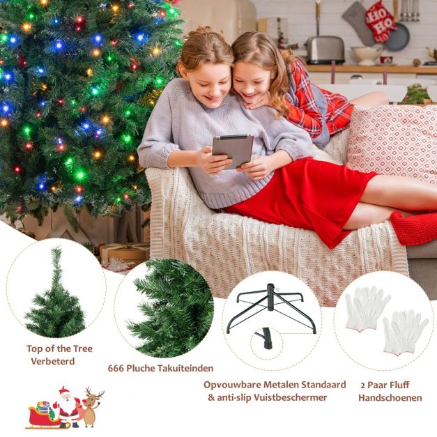 Coast Künstlicher Weihnachtsbaum - LED - 183 cm - Ø 96 cm - Grün