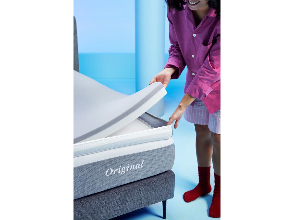 Cloudpillo Topper The Original – Bequeme Matratzenauflage – 180 x 210 cm – Weiß