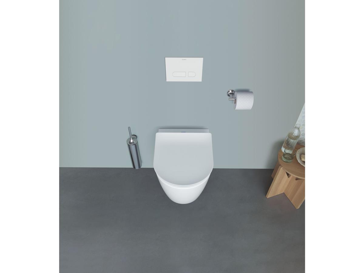 Duravit Rimless Design-Toilette – SoftClose-Sitz – Wand-WC-Set