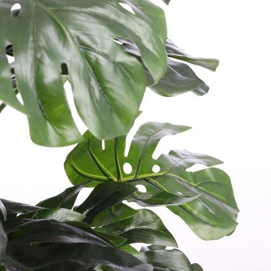 Mica Decorations Monstera Künstliche Pflanze - H100 x Ø75 cm - Grün