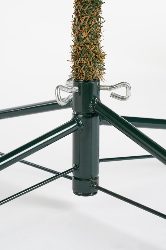 Black Box Trees Charlton – Schmaler Weihnachtsbaum mit Timer und Dimmfunktion – Weihnachtsdekoration für den Innenbereich während der Feiertage – Kunstbaum mit Scharnierkonstruktion – H 215 x Ø 56 cm – Grün