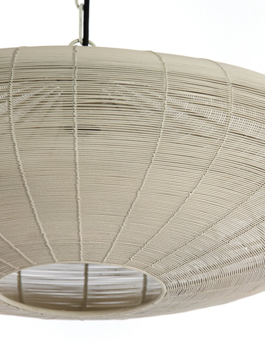 Light & Living Hängeleuchte Bahoto 60cm - Matt Creme - Ø60 x H23 cm