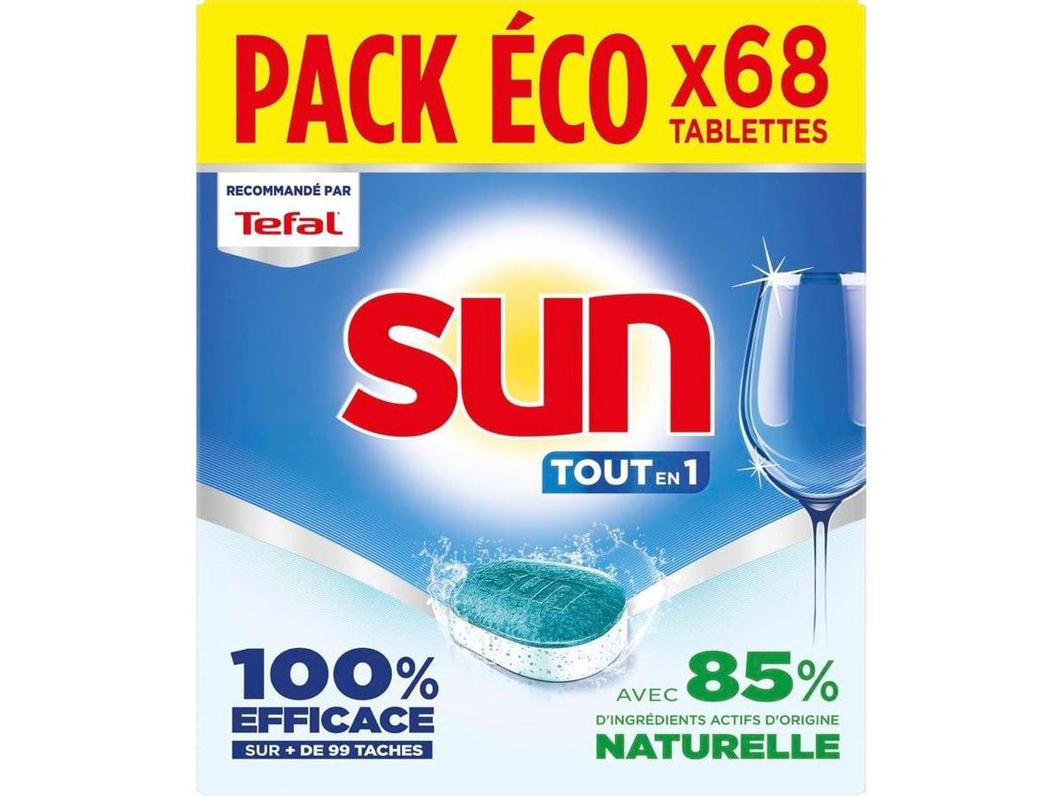 Sun All-in-One Geschirrspültabletten – Pro Expert 4-in-1-Kapseln – Standardformel – 204 Stück