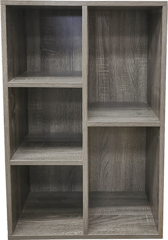Aufbewahrungsschrank für LP-Schallplatten, CDs und DVDs – Bücherregal – Regál mit offenen Fächern – Wandschrank