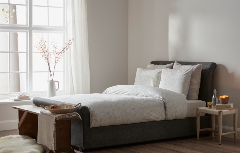Jalla Garrigue Bettbezugsset - 240 x 220 cm - 100% Baumwolle - Natural Comfort