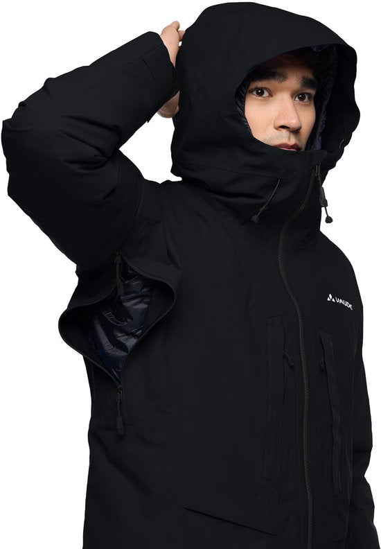 Vaude - Monviso 2.5L Hardshell Jacket - Wasserdichte Regenjacke Outdoor - Herren - Schwarz - Größe M