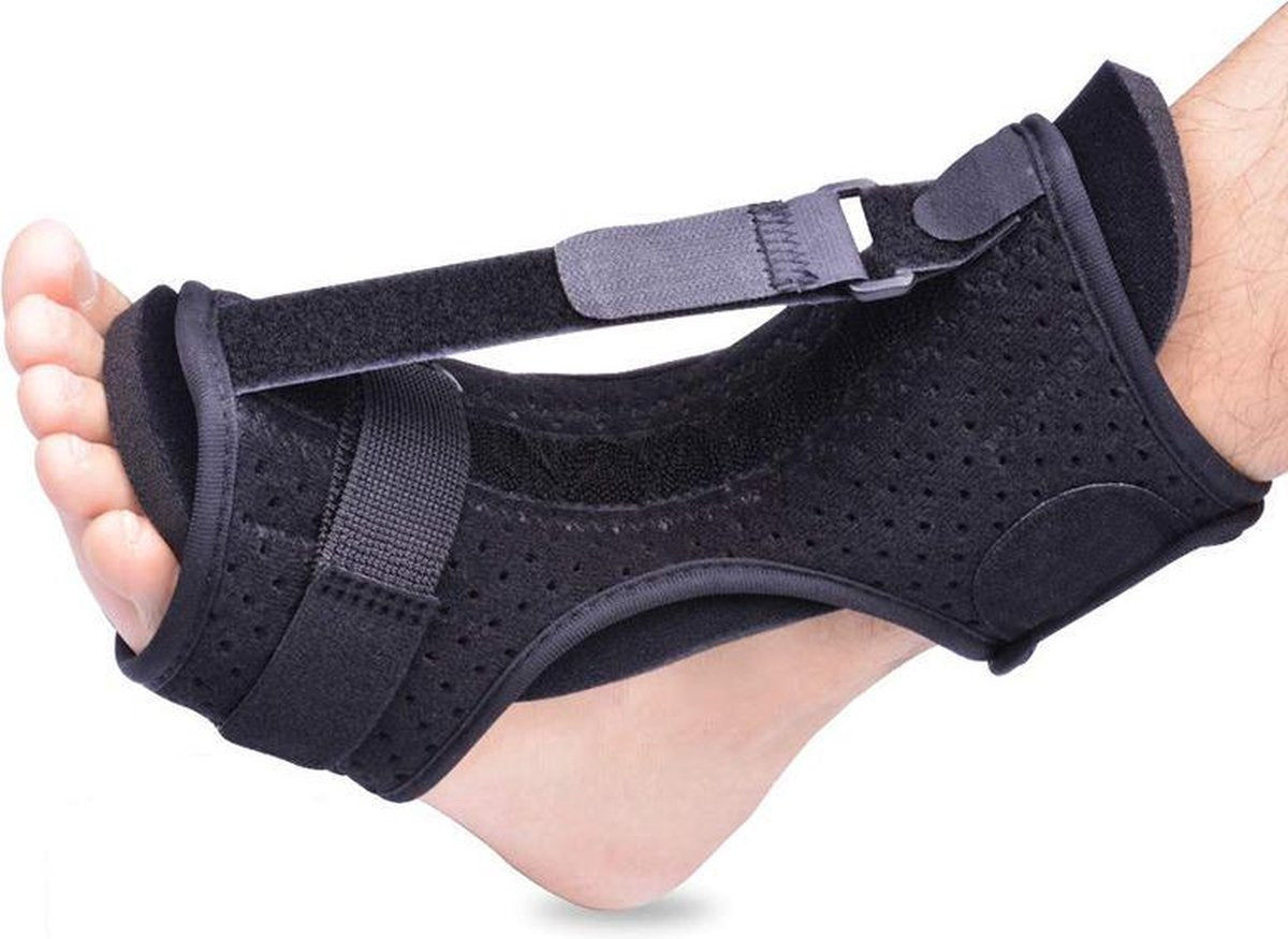 PremiumCare Knöchel-Nachtschiene 37x23x32cm - Schwarz - Unterstützung & Schmerzlinderung bei Verletzungen