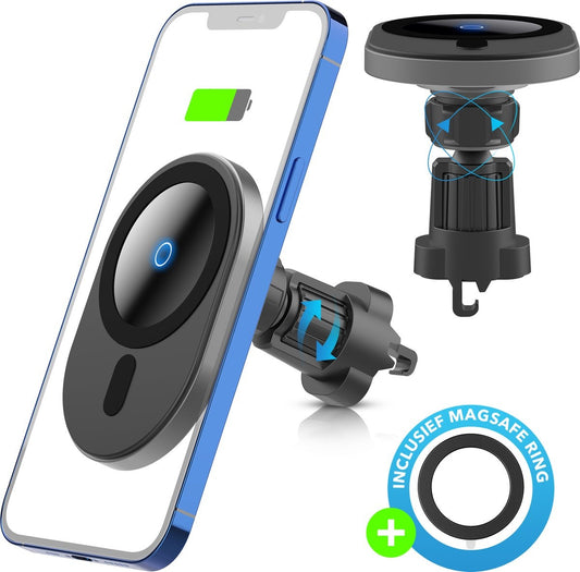 MW - MagSafe Autohalterung - MagSafe Autoladegerät - Handyhalterung Auto - Magnetische Handyhalterung Auto
