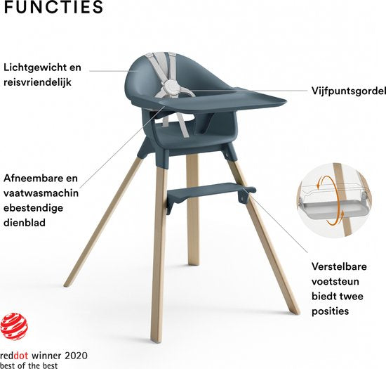 Stokke® Clikk™ Kinderhochstuhl Fjord Blue