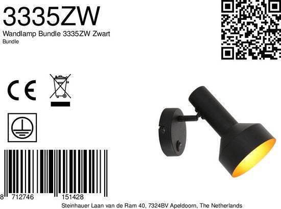 Anne Lighting Strahler-Set – schwarz – Metall – 3335ZW